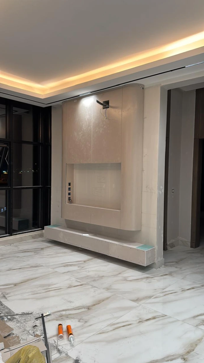 ديكوار شاشة جبس 